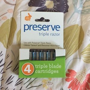 Preserve 3-blade razor blade refill